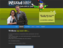 Tablet Screenshot of harlekino-hobby.nl